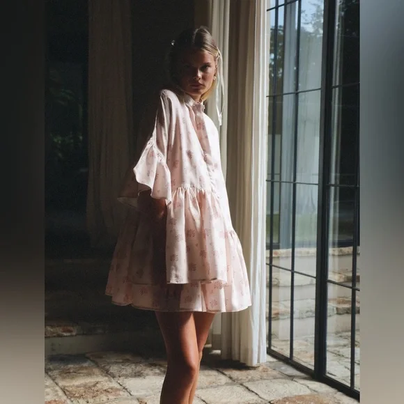 Morton Mac Tilda Smock Dress Petite - Picture 2 of 4